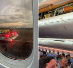 Türbülansa giren uçakta en az 40 kişi yaralandı