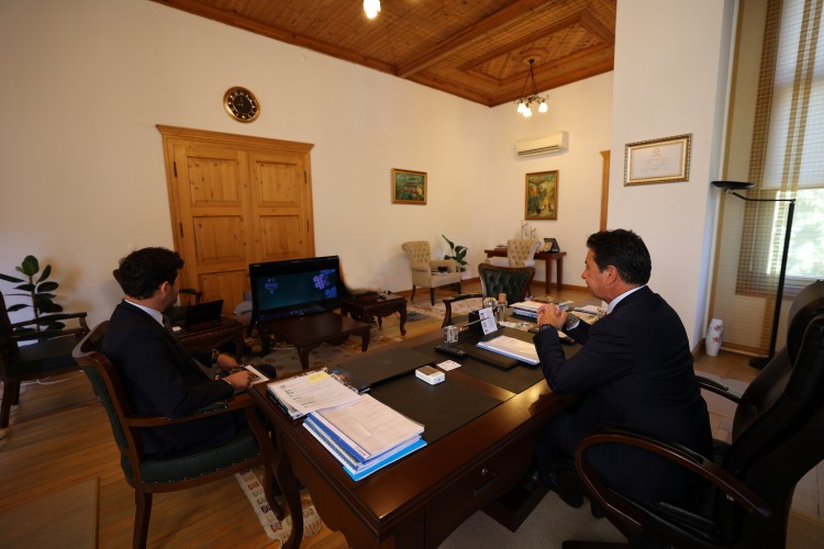 Başkan Aras, UNESCO miras şehirleri ağı toplantısına katıldı