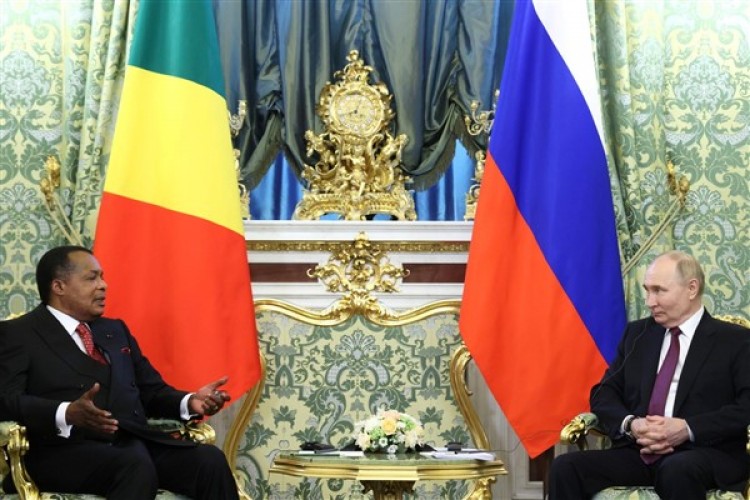 Rusya Devlet Başkanı Putin, Kongo Cumhuriyeti Cumhurbaşkanı Nguesso ile görüştü