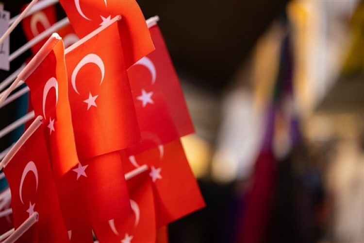 ABD'de "Demokrasinin Zaferi yazan araçlar Türk bayrağı görselleriyle tur attı
