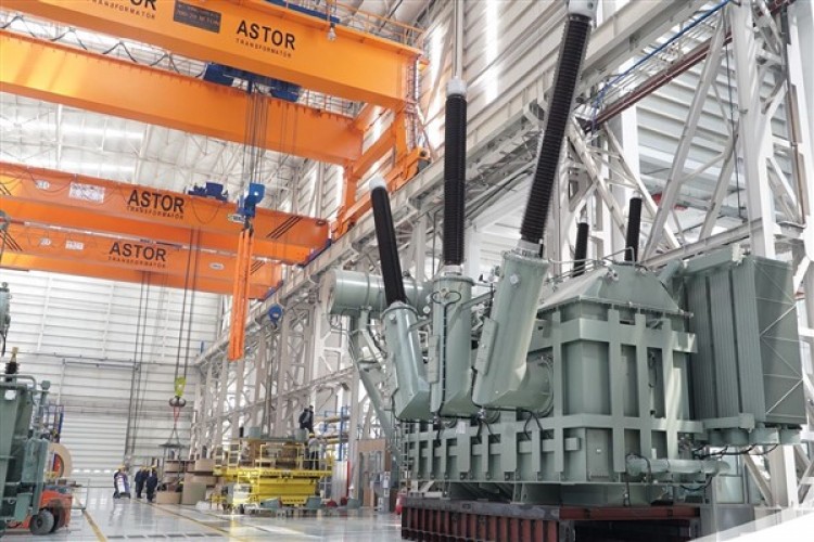 Astor'dan Hollanda'ya ilk güç transformatörü satışı