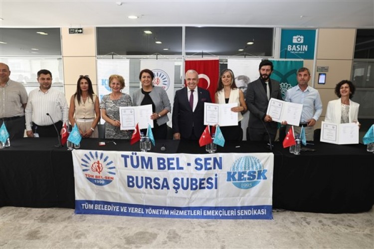 Nilüfer Belediyesi ve TÜM-BEL-SEN arasında toplu iş sözleşmesi imzalandı