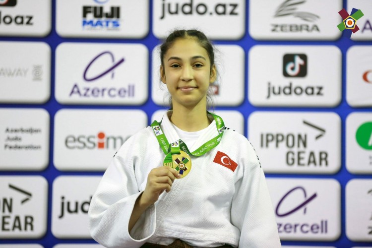 Konyalı judocu Tokmak, Ümitler Judo Avrupa Kupası'nda altın madalya kazandı
