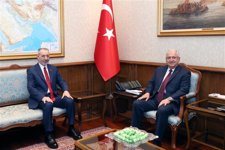 Bakan Güler, Irak Türkmen Cephesi Siyasi Büro Üyesi Maruf'u kabul etti