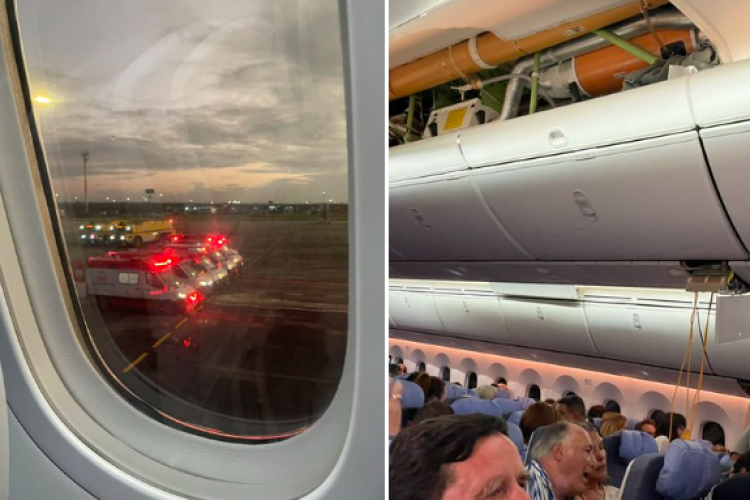 Türbülansa giren uçakta en az 40 kişi yaralandı