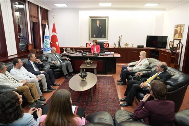 Eskişehir Gazeteciler Cemiyeti'nden Başkan Ünlüce'ye ziyaret