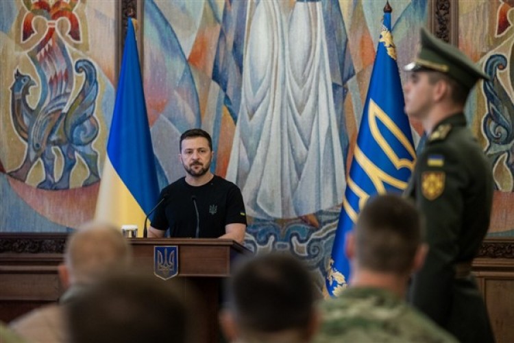 Zelenski, Ukrayna Güvenlik Servisi Özel Harekat Merkezi yıl dönümü etkinliğine katıldı
