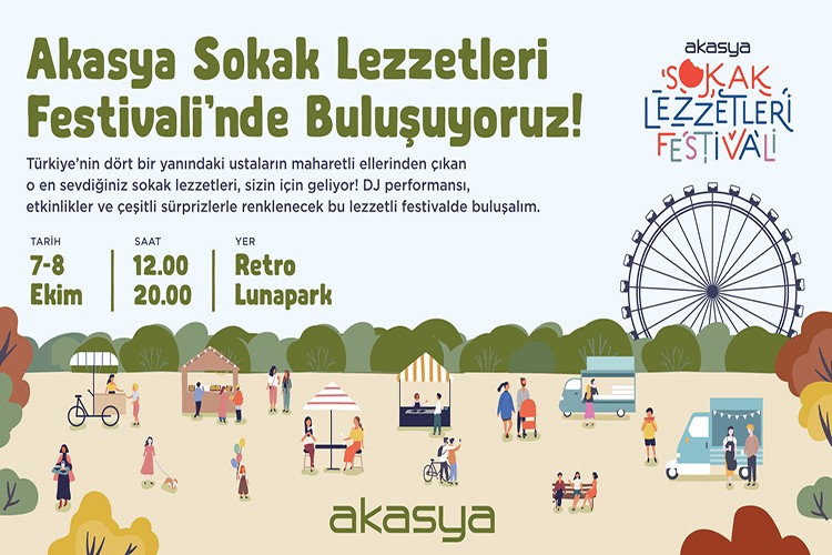 Sokak Lezzetleri Festivali Akasya'da