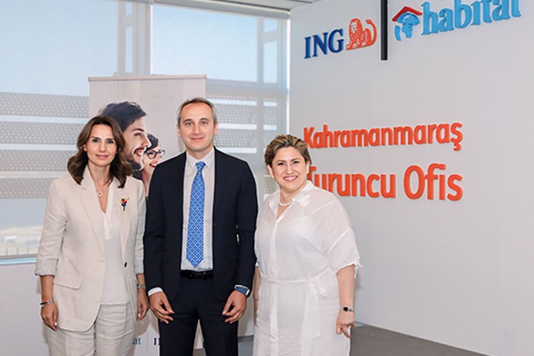 ING Türkiye, Habitat Derneği ve KAGİDER iş birliği ile Kahramanmaraş'ın yeniden kalkınmasına destek