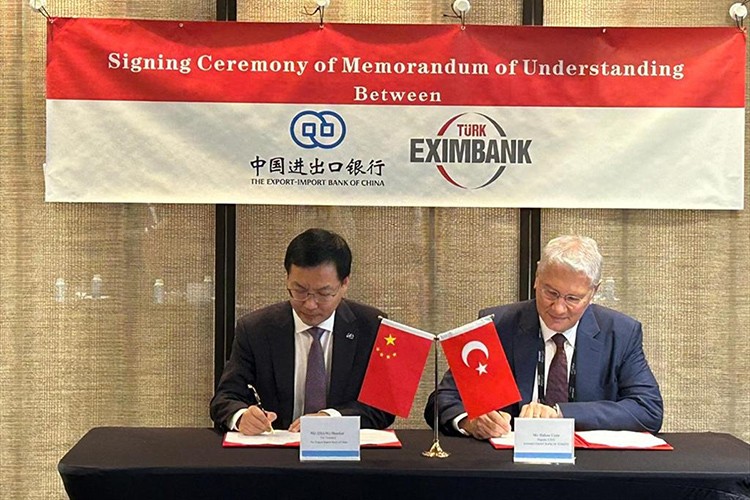 Türk Eximbank, Çin Eximbank ile mutabakat zaptı imzaladı