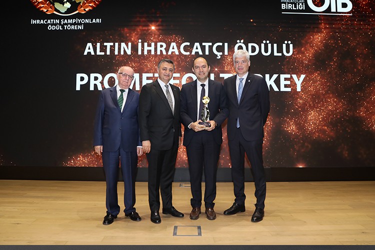 Prometeon Türkiye bir kez daha 'Altın İhracatçılar Listesi'nde