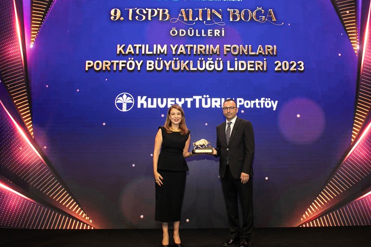 Kuveyt Türk Portföy'e 'Katılım Yatırım Fonları Portföy Büyüklüğü Lideri' Ödülü