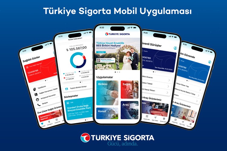 Türkiye Sigorta Mobil Uygulaması 4.8 Milyon kez indirildi