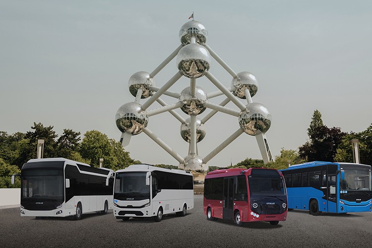Otokar, ilk hidrojenli otobüsünü Avrupa'da sergiliyor