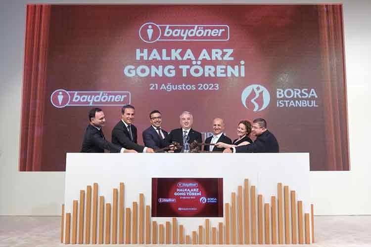 Borsa İstanbul'da gong Baydöner için çaldı