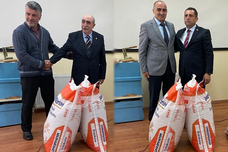Ardahan'da 225 üreticiye 112 ton "tritikale" tohumu dağıtıldı