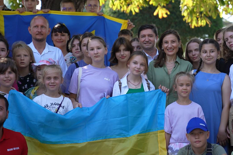 Savaş mağduru Ukraynalı çocuklar İBB'nin konuğu oldu