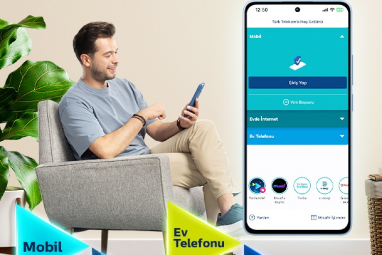 Türk Telekom, yenilenen uygulamasıyla müşterilerinin hayatını kolaylaştırıyor