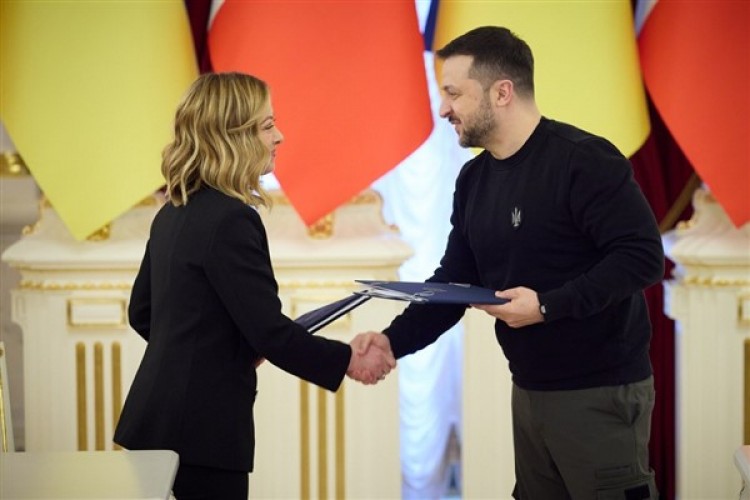 Zelenski: "Ukrayna ile İtalya arasında ikili güvenlik işbirliği anlaşması imzaladık"