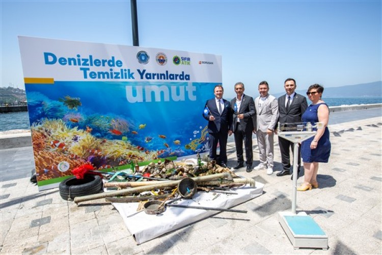 Bursa'da deniz dibi temizliği yapıldı