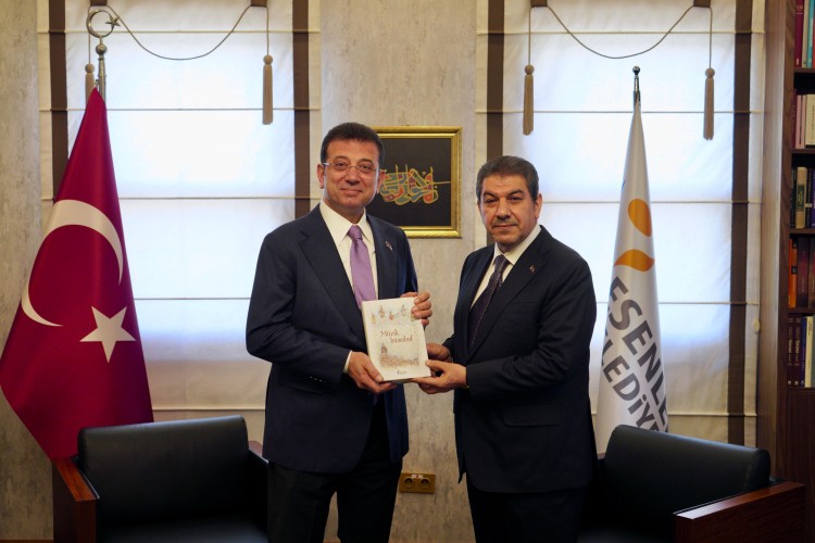 İmamoğlu'ndan Esenler Belediye Başkanı Göksu'ya ziyaret