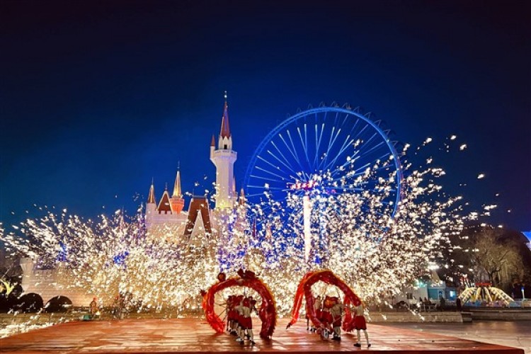 Çin'in başkentinde Bahar Bayramı için yüzlerce etkinlik düzenlendi