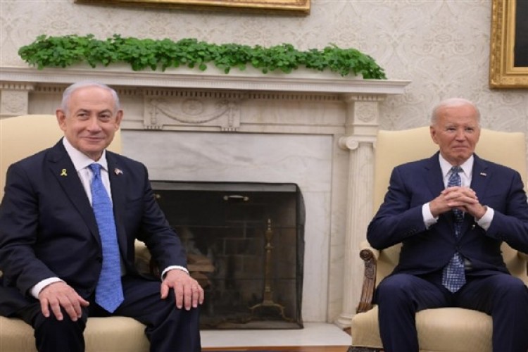 Netanyahu, Beyaz Saray'da ABD Başkanı Biden ile görüştü