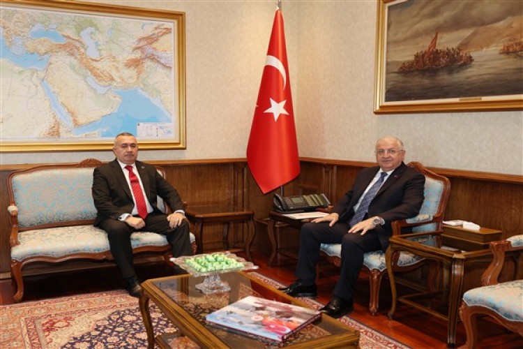 Bakan Güler, Bujumbura Büyükelçisi Işıklı'yı makamında kabul etti