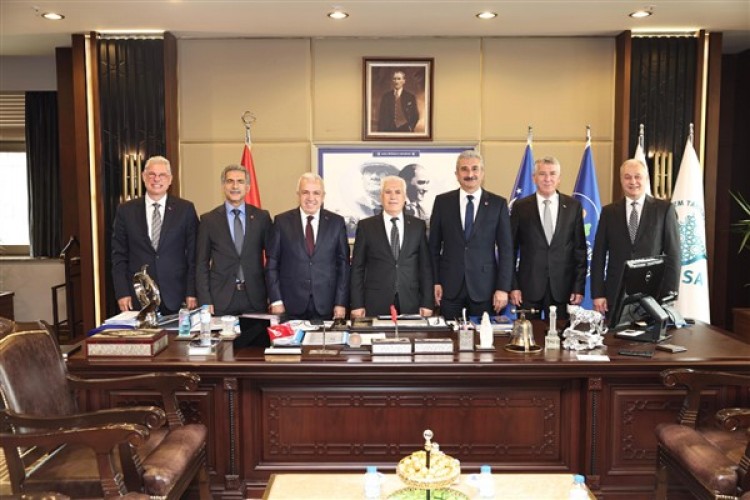 Başkan Bozbey'e ilçe belediye başkanlarından ziyaret