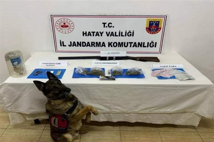 Hatay'da uyuşturucu ve kaçakçılık operasyonu
