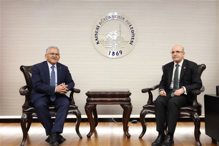 Hazine ve Maliye Bakanı Şimşek, Başkan Büyükkılıç'ı ziyaret etti