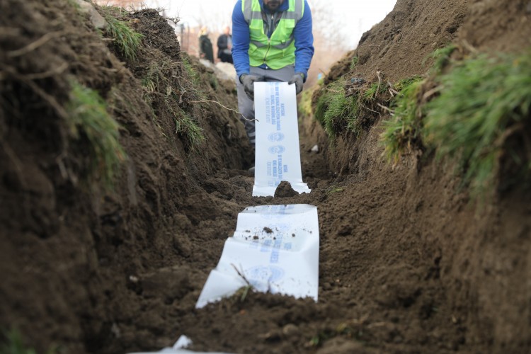 Başkan Büyükkılıç: Toplam 8 bin 500 metre şebeke hattı imalatı gerçekleştiriyoruz