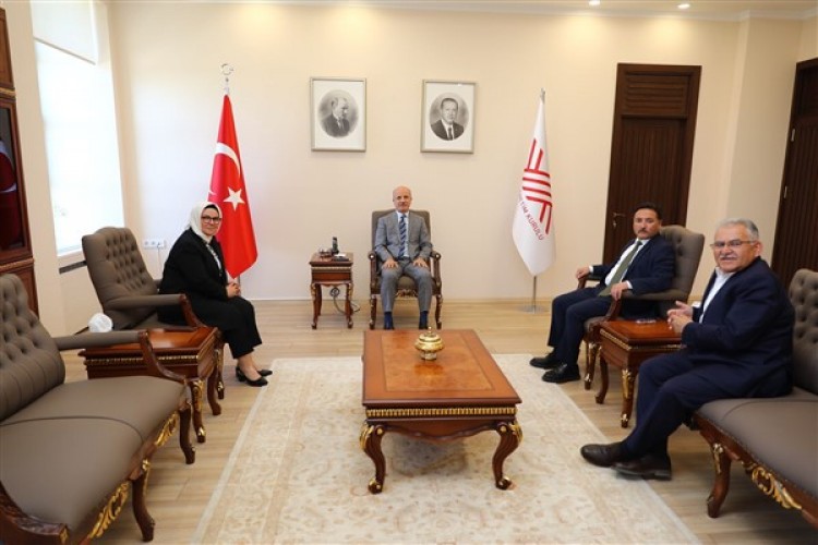 Başkan Büyükkılıç'tan YÖK Başkanı Özvar'a ziyaret