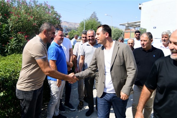 Başkan Eşki'den Ayakkabıcılar Sitesi'ne ziyaret