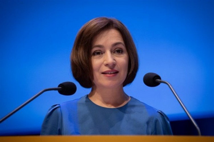 Moldova Cumhurbaşkanı Sandu, Fransa'nın Bastille Günü'nü kutladı