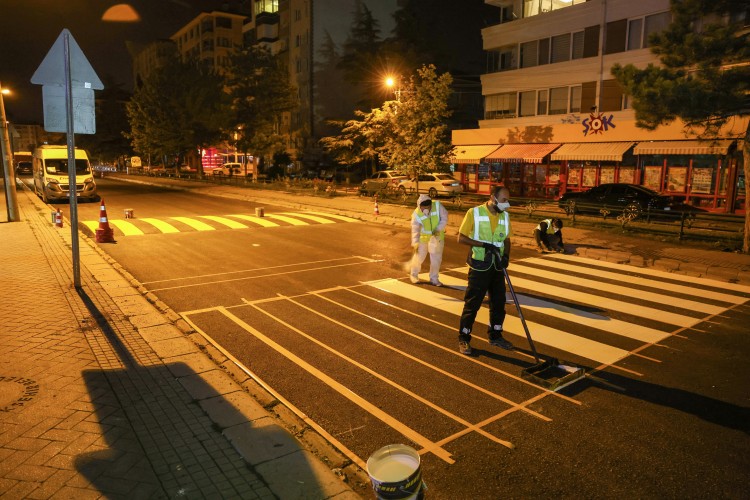 Eskişehir'de trafik güvenliği için çalışmalar sürdürülüyor