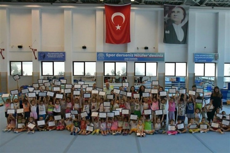 Nilüfer'in Yaz Spor Okulları'nda ikinci dönem tamamlandı