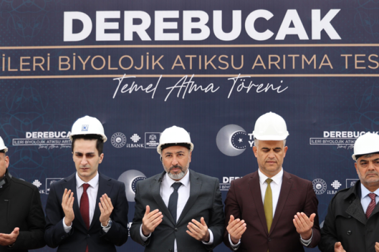 Konya Büyükşehir'in Derebucak'a Atık Su Arıtma Tesisi'nin temeli atıldı