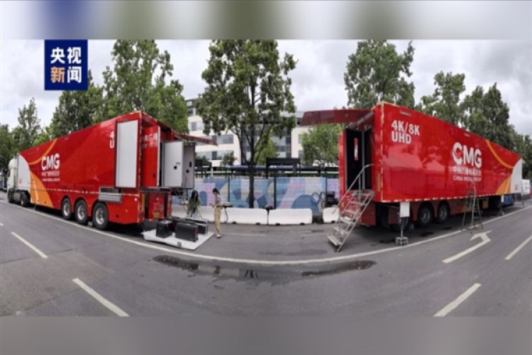 CMG'nin 8K naklen yayın aracı Paris'te