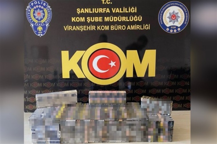 Şanlıurfa'da kaçakçılık operasyonu