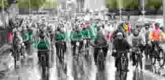 Başkan Büyükkılıç, 11. Yeşilay Bisiklet Turu'nda bisikletseverlerle bir araya geldi