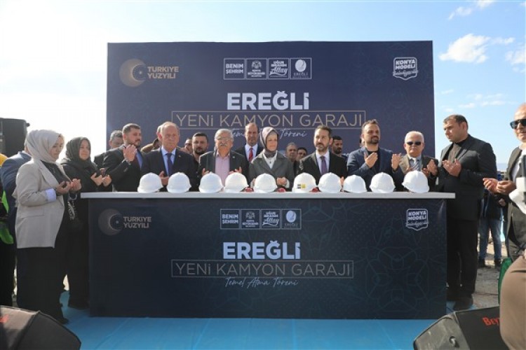 Ereğli'de bulunan Kamyon Garajı'nın temeli atıldı