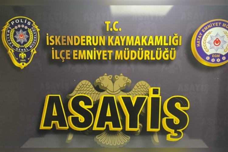 Hatay'da hırsızlık olaylarının şüphelisi tutuklandı