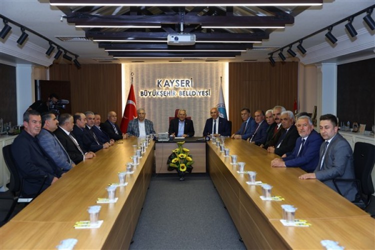 Başkan Büyükkılıç, KESOB odaları başkanlarını ağırladı