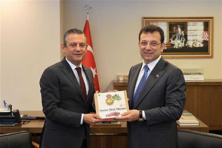 CHP Genel Başkanı Özel'den İmamoğlu'na tebrik ziyareti