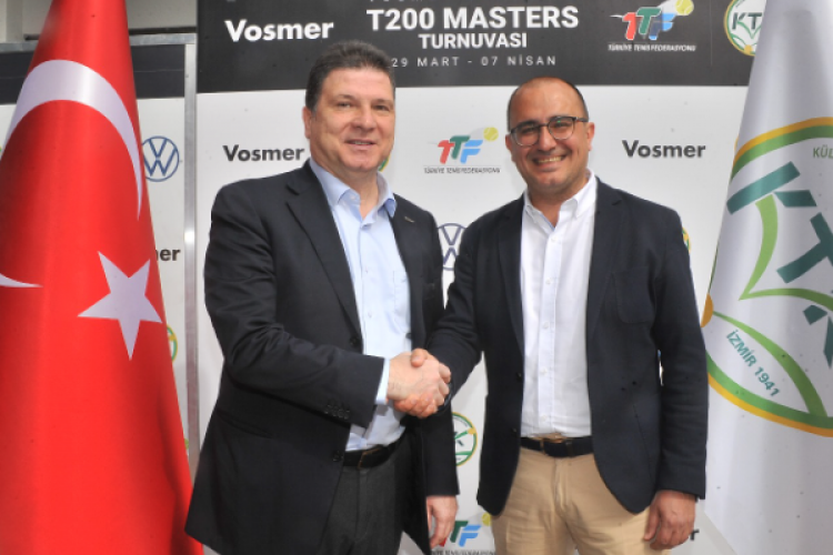 Vosmer Otomotiv, T200 Masters Tenis Turnuvası'nın ana sponsoru oldu