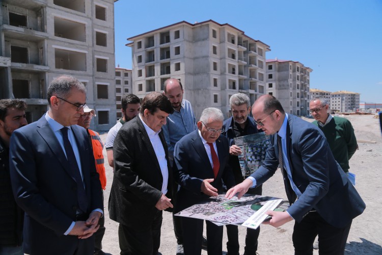 Başkan Büyükkılıç, Oruçreis Kentsel Dönüşüm Projesi'ni yerinde inceledi