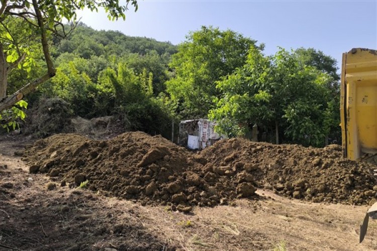 Osmangazi'de kaçak hafriyat dökenlere ceza