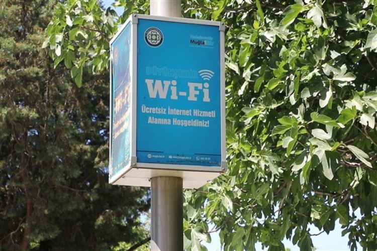 Muğla'da Wi-Fi hizmetinden 5 ayda 40 bin kişi yararlandı