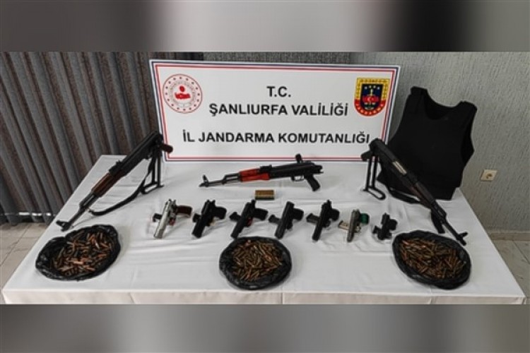 Şanlıurfa'da ruhsatsız silah operasyonu